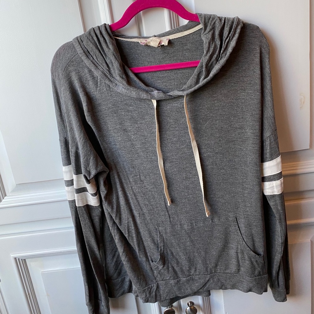 light weight grey hoodie